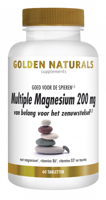 Multiple Magnesium 200 mg 60 veganistische tabletten