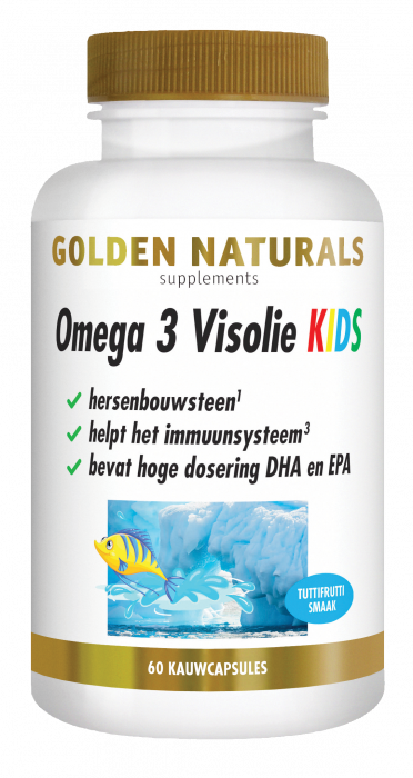 Omega 3 Visolie KIDS 60 kauwcapsules