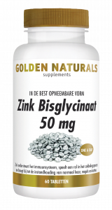 Zink Bisglycinaat 50 mg 60 veganistische tabletten