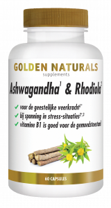 Ashwagandha & Rhodiola 60 vegetarische capsules