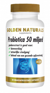 Probiotica 50 miljard 30 veganistische maagsapresistente capsules