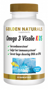 Omega 3 Visolie KIDS 60 kauwcapsules