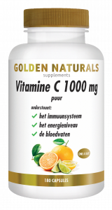 Vitamine C 1000 mg puur 180 veganistische capsules