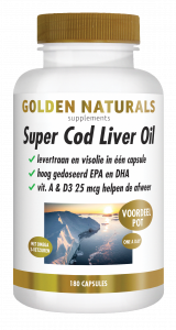 Super Cod Liver Oil 180 softgel capsules